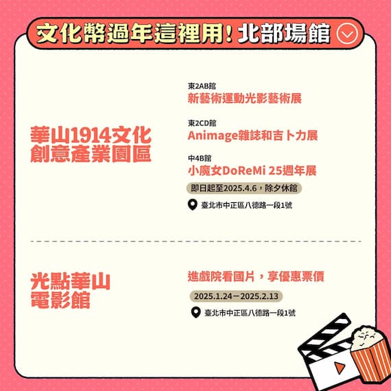 文化幣邀13-22歲青年到博物館、文創園區走春用文化幣 迎接新的一年「蛇麼都好」的圖片